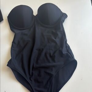 Old Navy Black Strapless swimsuit in S